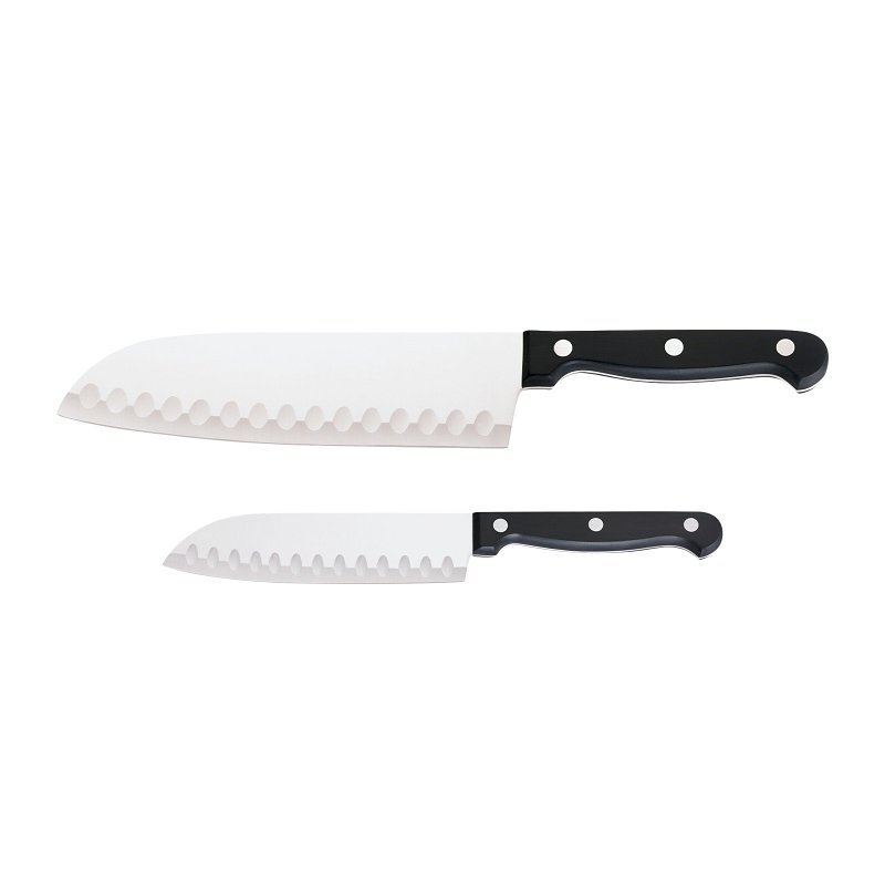Chicago Cutlery Essentials 1094281 Santoku/Partoku Knife Set, 2-Piece, Stainless Steel