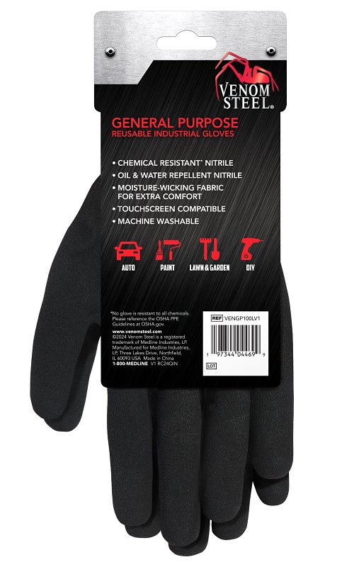 GEN PURP GLOVES REUSABLE M/L