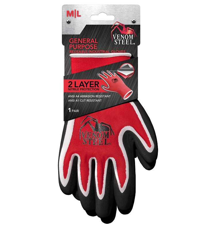 GEN PURP GLOVES REUSABLE M/L