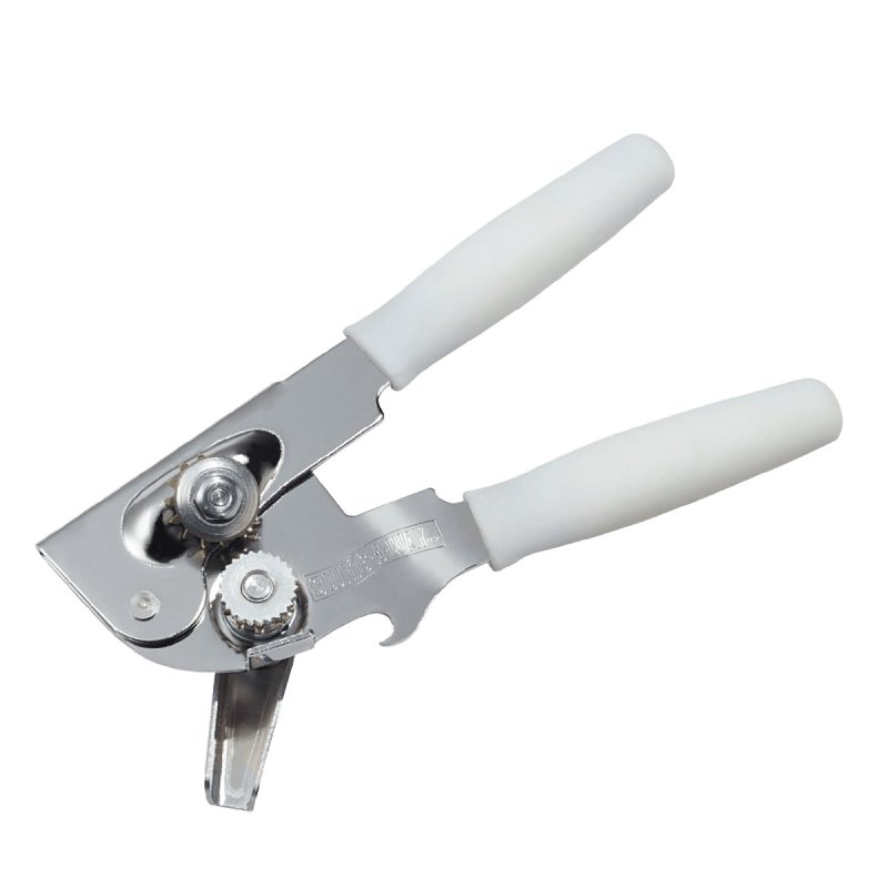 Swing-A-Way 407WH Can Opener, Comfort-Grip Handle, Steel, White