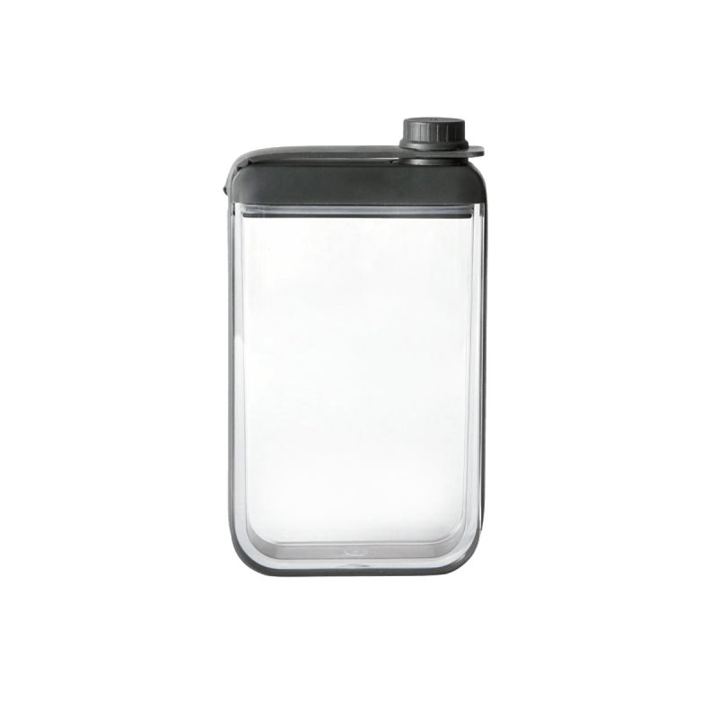 Houdini H4-20538T Flask, Plastic/Silicone, Black/Clear