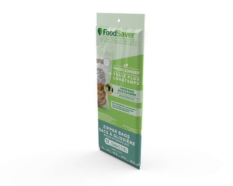 FoodSaver FSFRBZ0316-NP Vacuum Bag, 1 gal Capacity, Clear