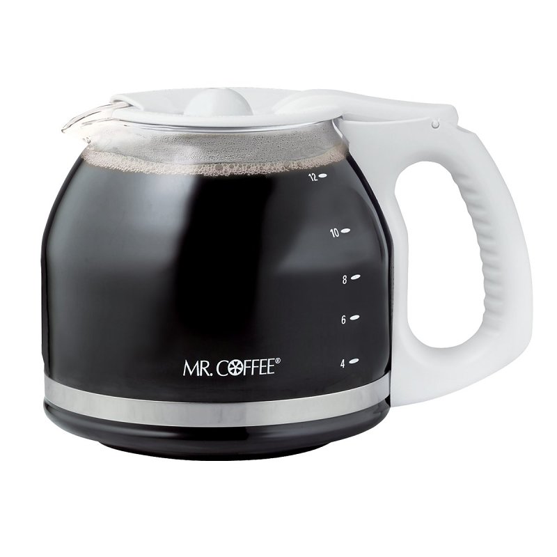 Sunbeam PLD13-NP Coffee Maker Decanter, 12 Cup Capacity, Glass, White
