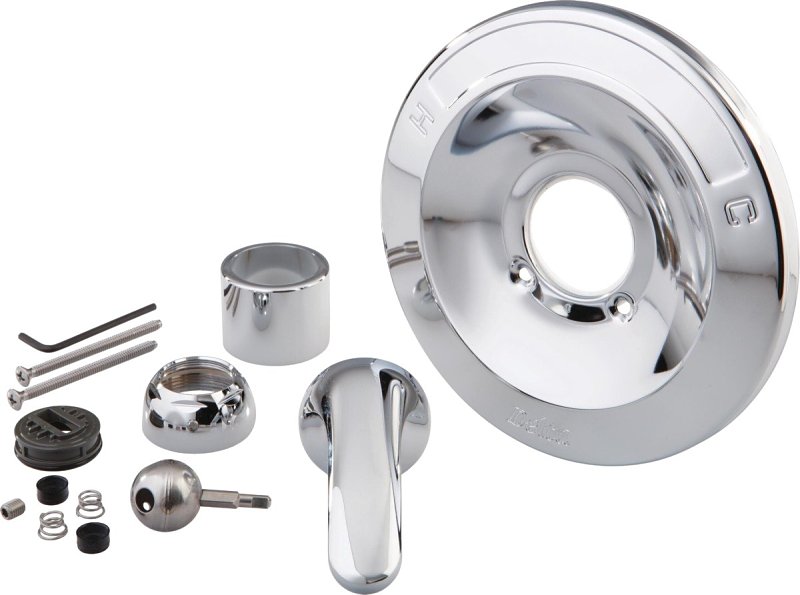 Delta 600 Series RP54870 Tub and Shower Renovation Kit, Chrome