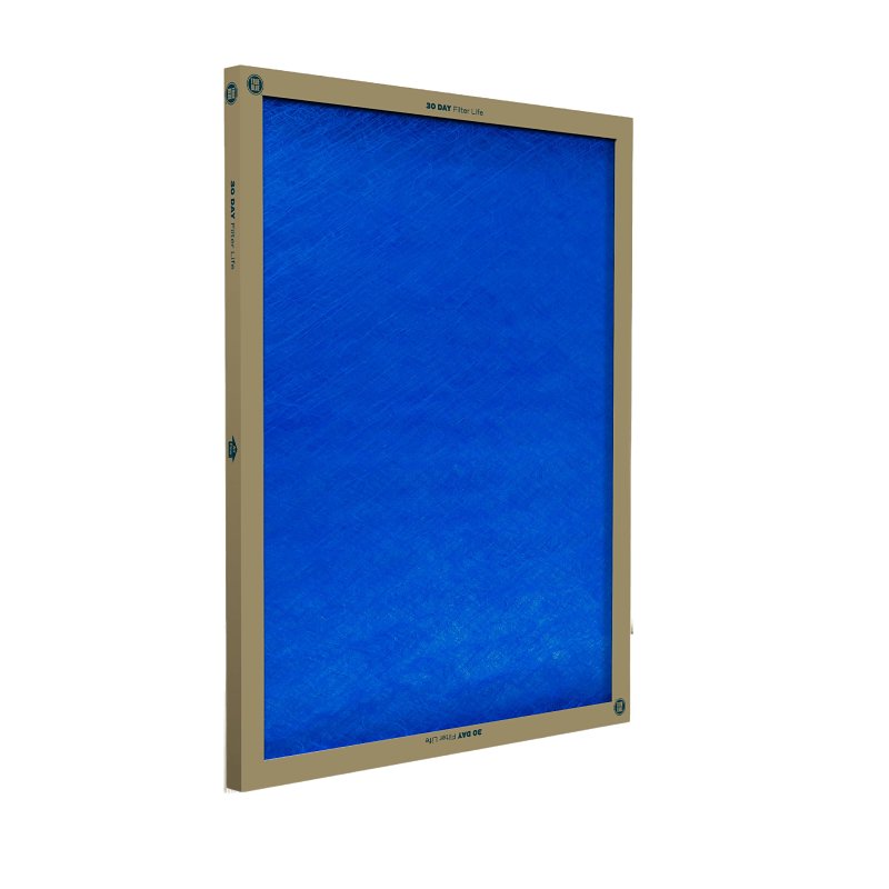 True Blue 116251 Air Filter, 25 in L, 16 in W, 2 MERV, Cardboard Frame