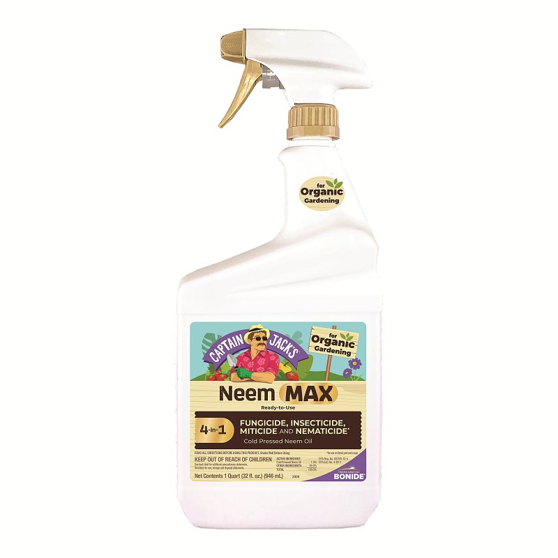 Captain Jack's 2009 Insecticide, Liquid, Spray Application, Indoor, Outdoor, 32 oz Bottle