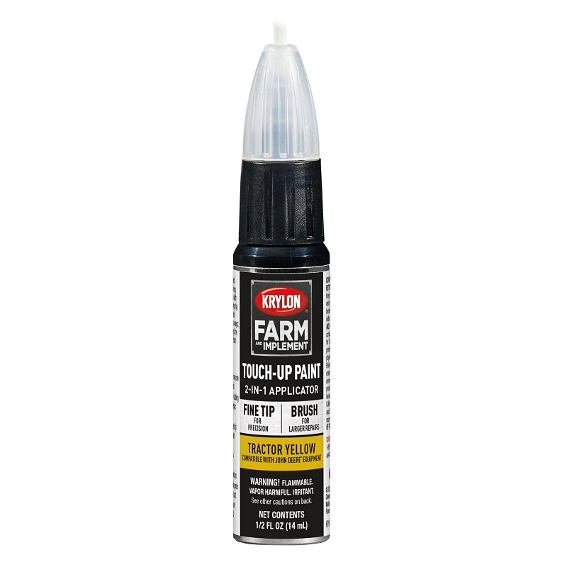 Krylon Farm & Implement Series K02050000 Touch-Up Paint Pen, Tractor Yellow