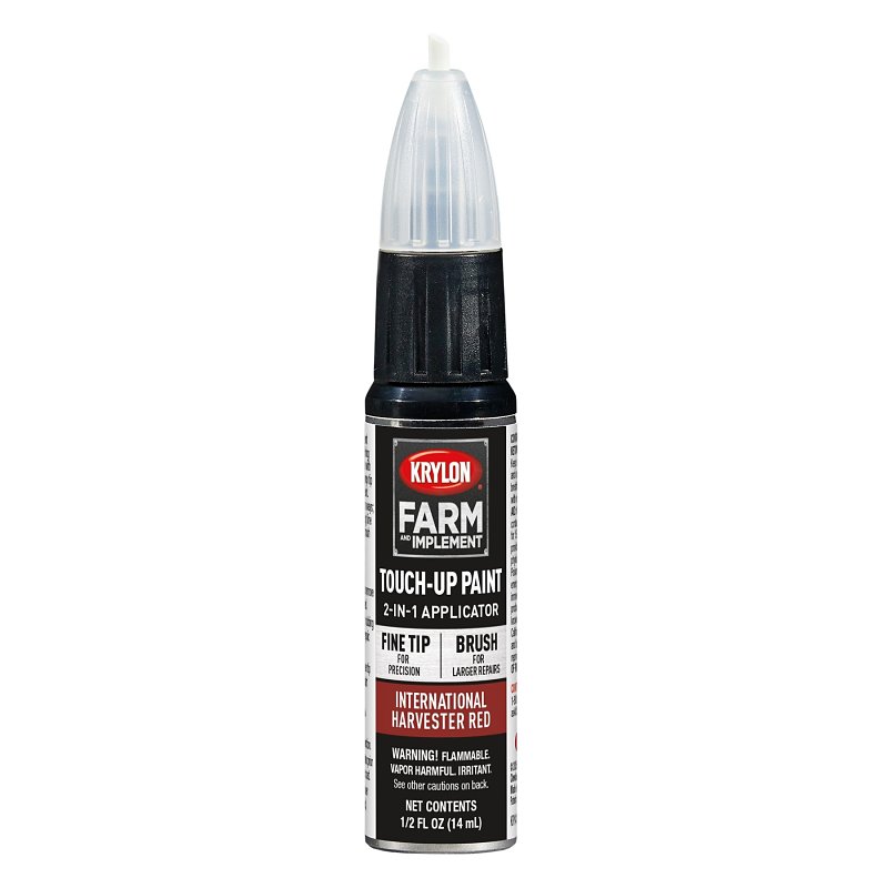 Krylon Farm & Implement Series K02052000 Touch-Up Paint Pen, Fine Tip, International Harvester Red, Works on: Metal