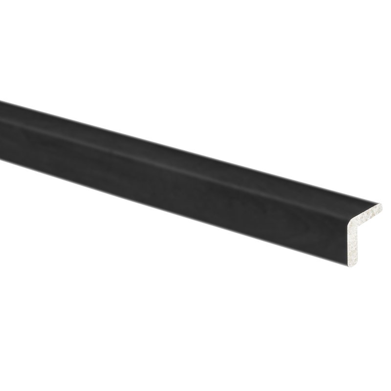 Inteplast Group 82050800040 Large Outside Corner Moulding, 8 ft L, 15/16 in W, Polystyrene, Black, Wall