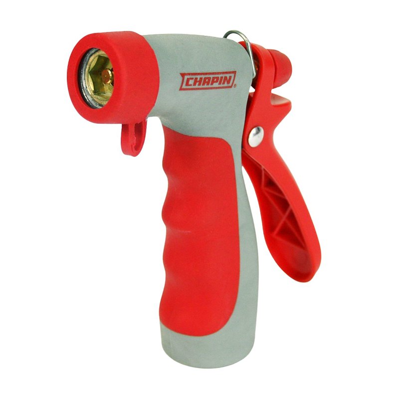 Chapin 4692 Hi-Temp Hose Nozzle, 3/4 in, GHT, 2.5 to 10 gpm, Poly, Gray