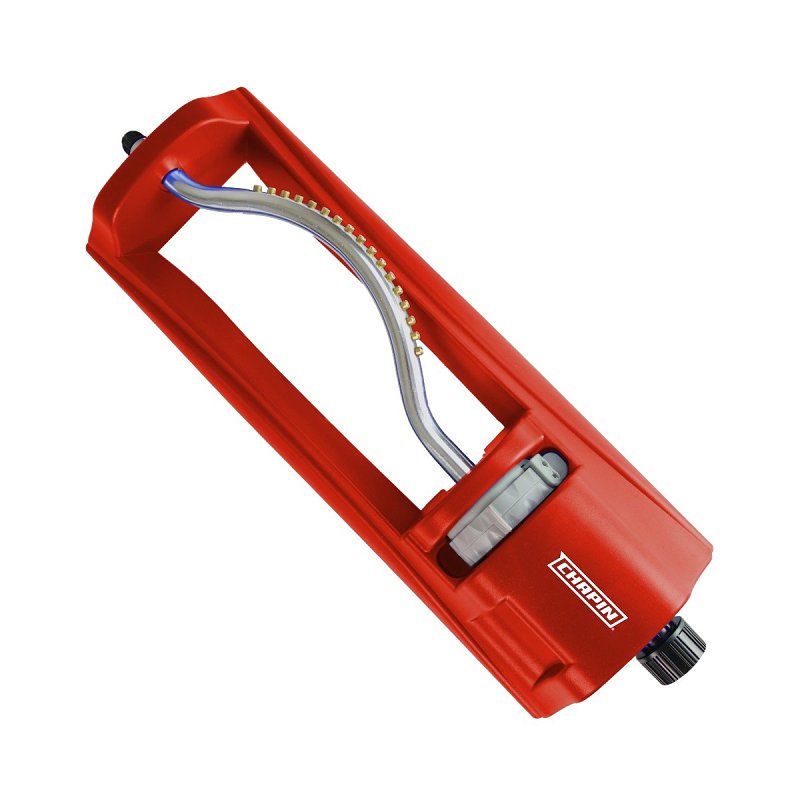Chapin 4997 17 Jet Oscillating Sprinkler, 3/4 in Connection, GHT, 2600 ft, Adjustable Nozzle, Metal/Plastic