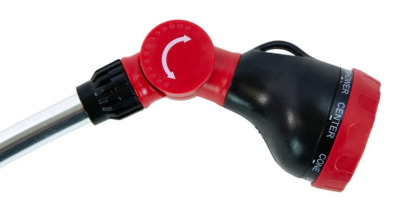 Chapin 46758 Watering Wand, 8-Spray Pattern, Center, Cone, Flat, Full, Mist, Shower, Stream, Vertical, Metal/Plastic