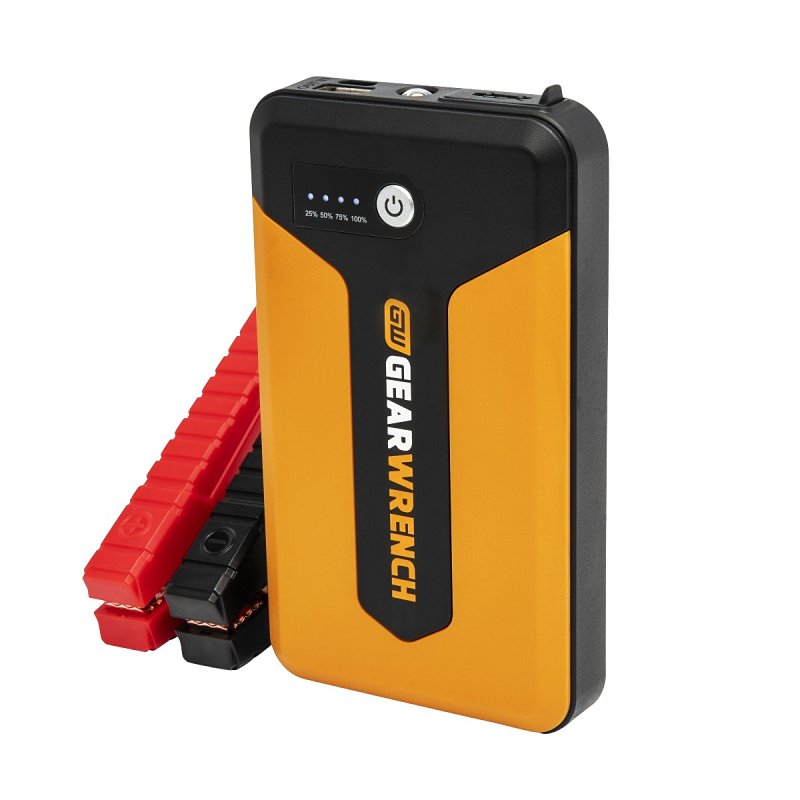 GearWrench GWLBJ12 Battery Jump Starter and Powerbank, 12 V, 1200 A, 4-Cell Battery, Lithium-Ion Battery