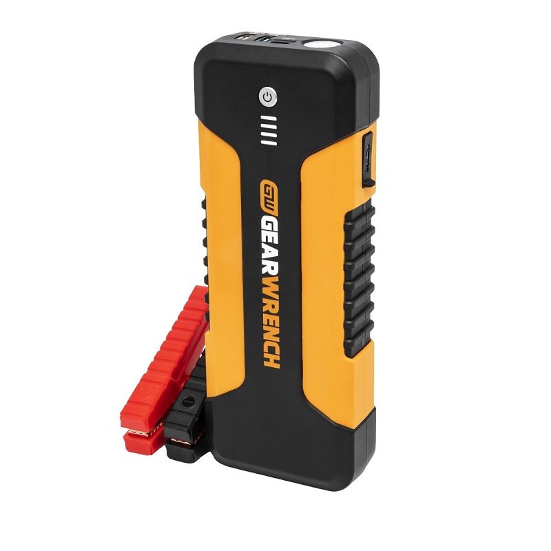 GearWrench GWLBJ20 Battery Jump Starter and Powerbank, 12 V, 2500 A, 4-Cell Battery, Lithium-Ion Battery