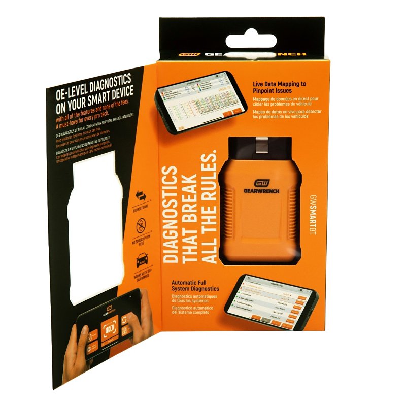 GearWrench GWSMARTBT Professional Bi-Directional Diagnostic Scan Tool