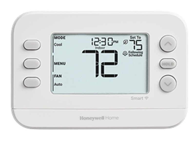 Honeywell X2P RTH20B Programmable Thermostat, 24 V, Backlight Display, White