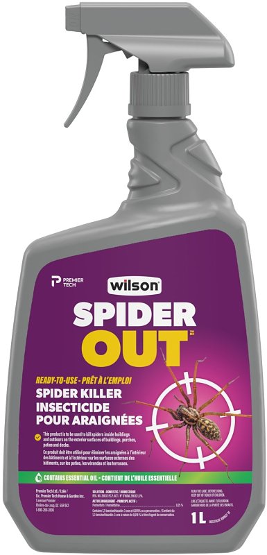 Wilson 7306360 Spider Killer, Liquid, Spray Application, 1 L