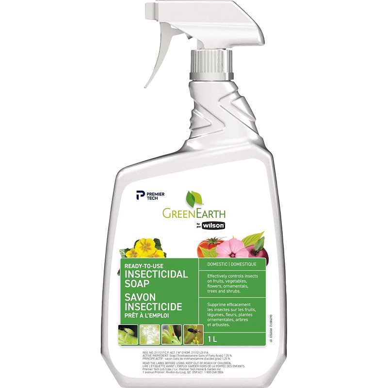 Green Earth 7380120 Insecticide Soap, Spray Application, 1 L