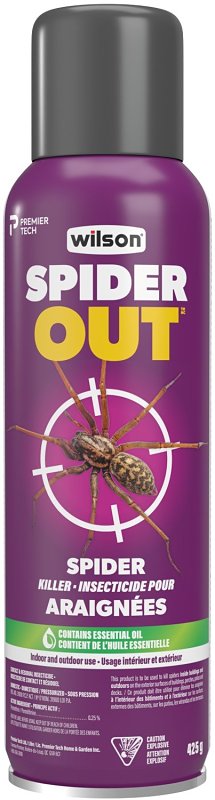 Wilson OneShot 7316380 Spider Killer, Liquefied Gas, Spray Application, 425 g Can
