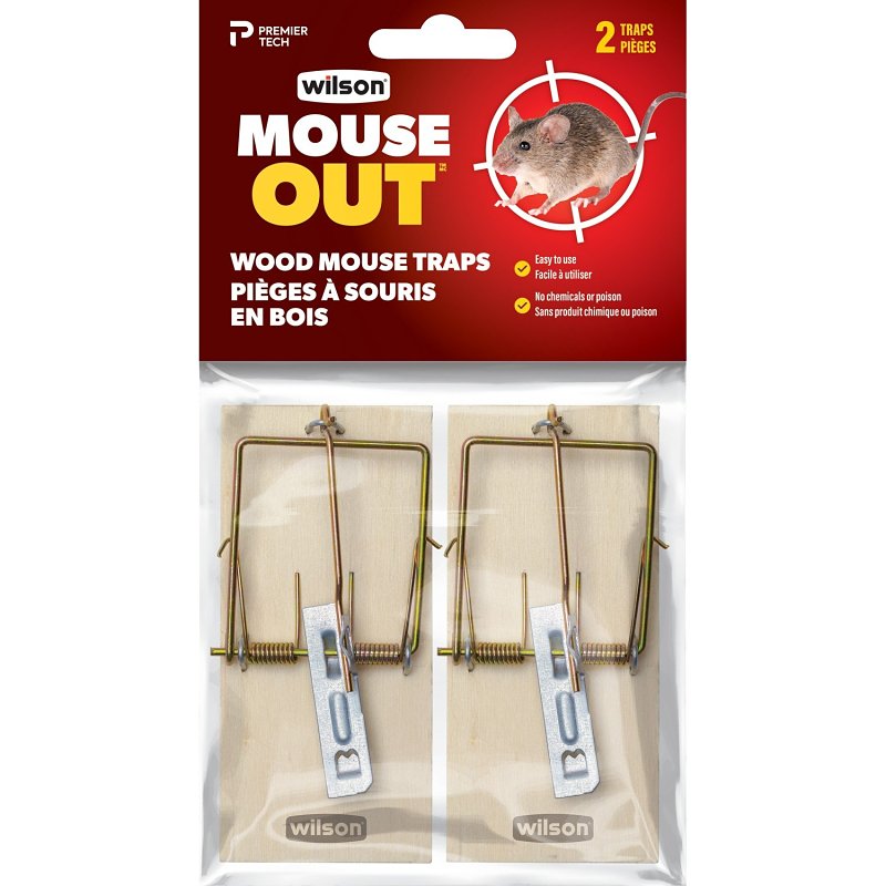 Premier 7740450 Mouse Trap, Wood, 2 PK