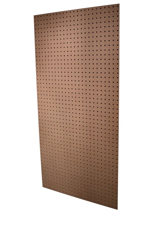 ALEXANDRIA Moulding PG001-6H048C Pegboard Panel, 4 ft L Nominal, 2 ft W Nominal, 3/16 in Thick Nominal