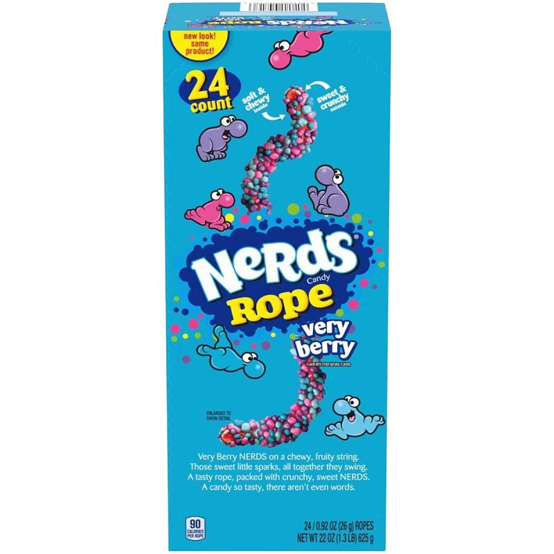 NeRdS FER04569 Rainbow Rope Candy, 0.92 oz