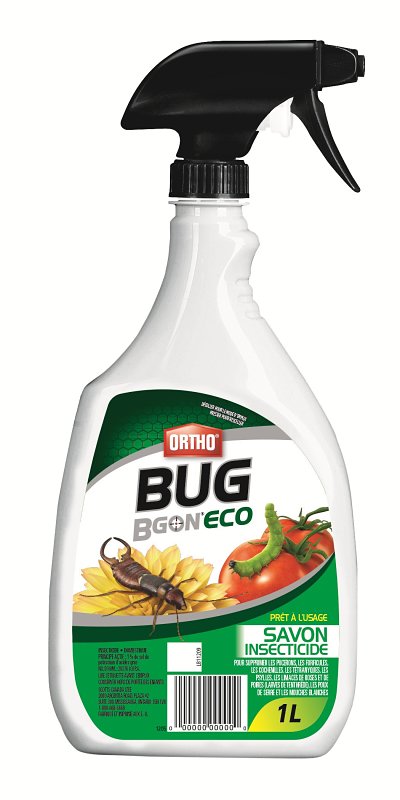 Ortho Bug B Gon ECO Series 4723212 Ready-to-Use Insecticidal Soap, Liquid, Sprayer Application, Indoor, Outdoor, 1 L