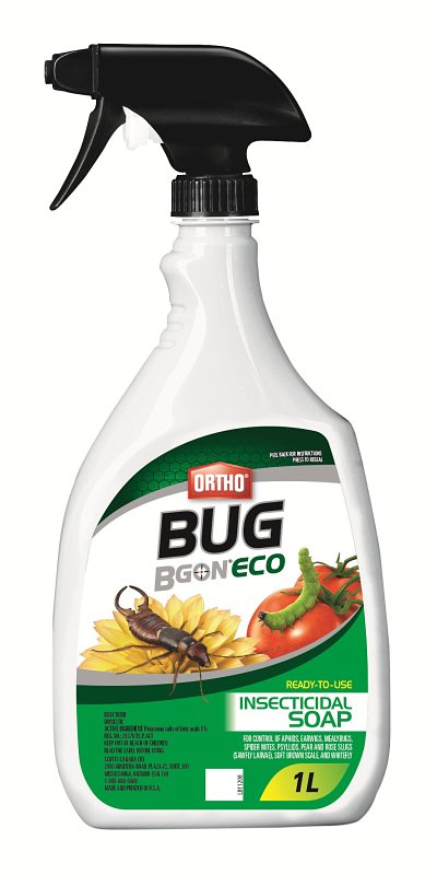 Ortho Bug B Gon ECO Series 4723212 Ready-to-Use Insecticidal Soap, Liquid, Sprayer Application, Indoor, Outdoor, 1 L