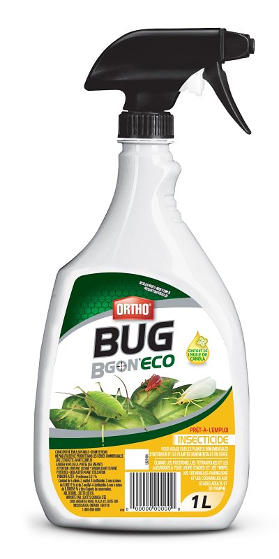 Ortho Bug B Gon ECO Series 4723412 Ready-to-Use Insecticide, Liquid, Sprayer Application, Indoor, 1 L Bottle