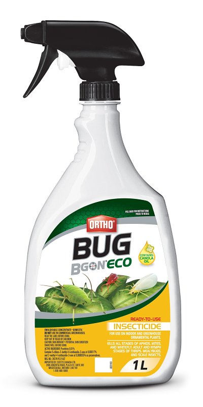 Ortho Bug B Gon ECO Series 4723412 Ready-to-Use Insecticide, Liquid, Sprayer Application, Indoor, 1 L Bottle