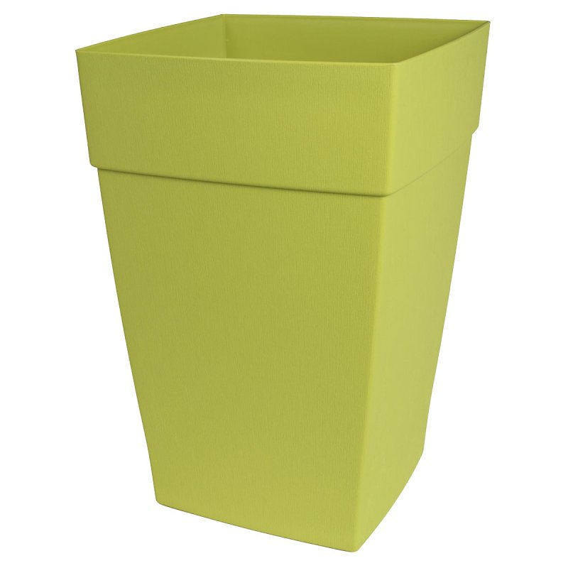 DCN 3512-34 Vertical Planter, 18 in H, 12 in W, 12 in D, Plastic, Green, Textured