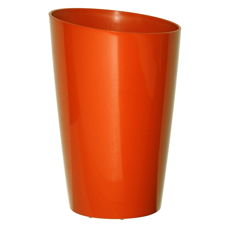 DCN 2209-40 Planter, 9 in Dia, 13-1/2 in H, Orange