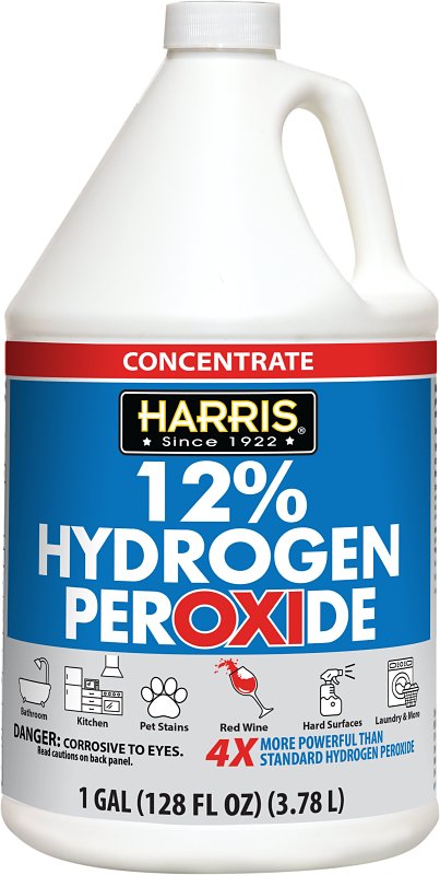Harris HP12-128 All-Purpose Cleaner, 128 oz, Liquid, Pungent, Clear