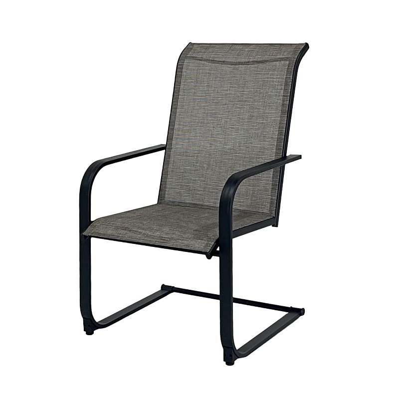 Seasonal Trends H24S3080T Dining Chair, 25 in W, 29.13 in D, 39.6 in H, Steel Frame, Slate Ridge Grey Frame
