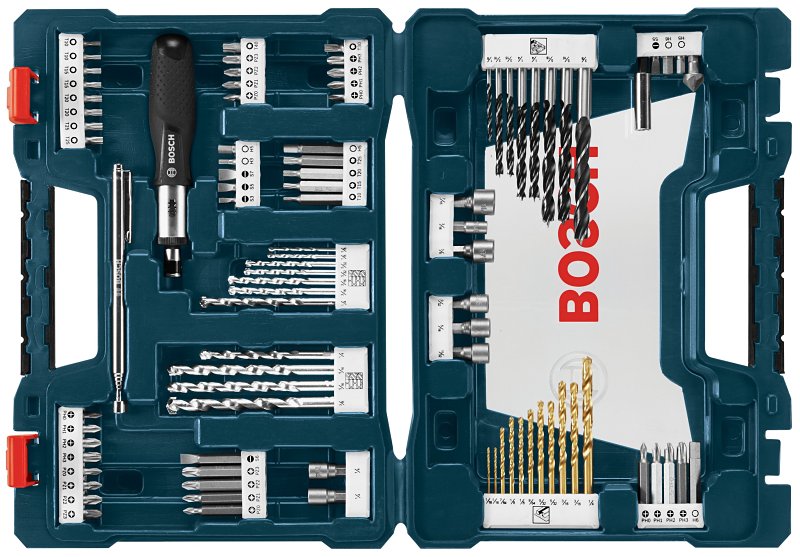 Bosch MS4091 Drill and Drive Mixed Bit Set, 91-Piece