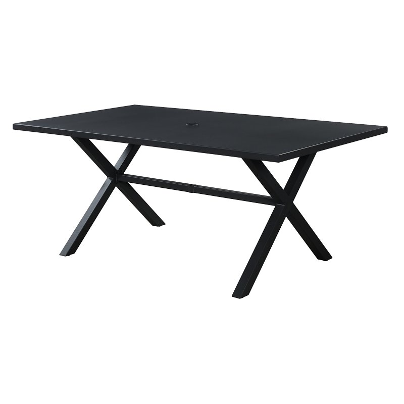 Seasonal Trends HTMS68BX Dining Table, 38 in W, 68.11 in D, 28.74 in H, Steel Frame, Rectangular Table, Steel Table