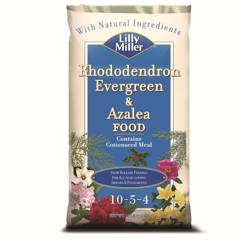 Lilly Miller 100504893 Azalea and Rhododendron Plant Food, 16 lb Bag, Granular, 10-5-4 N-P-K Ratio
