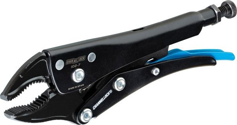 Channellock 102-7 Locking Pliers, 7 in OAL, 1.65 in Jaw Opening