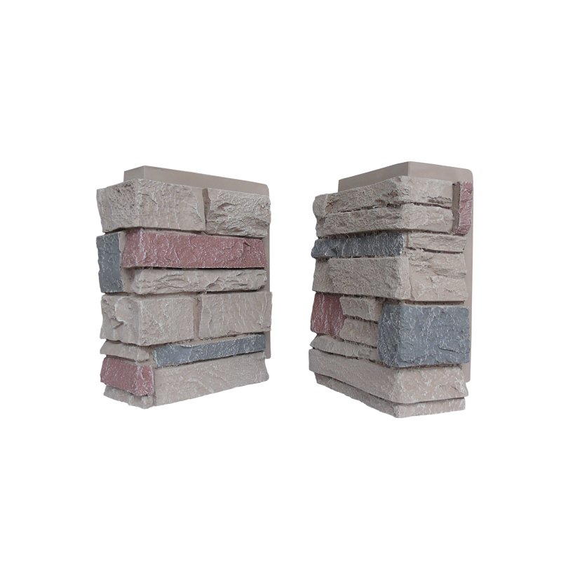 Stonefield！ DuraKwik Stone 308TFC Siding Corner, 13 in L, 10 in W, 4 in