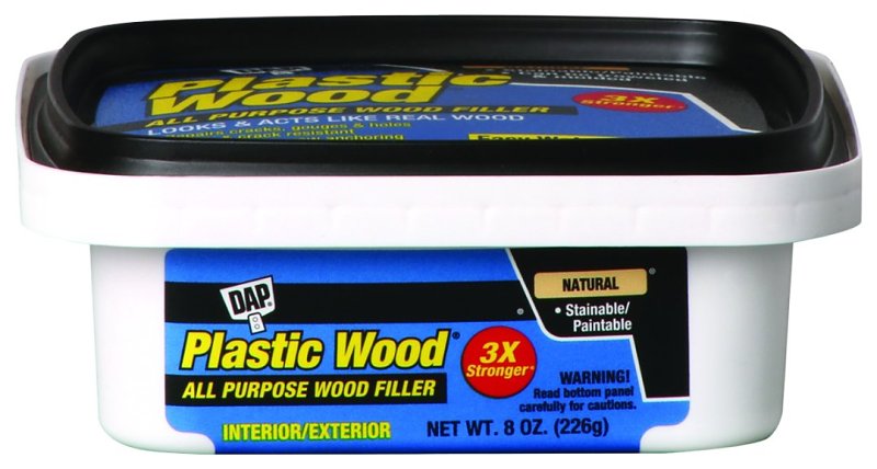 DAP Plastic Wood 08135 Wood Filler, Paste, Musty, Natural, 8 oz