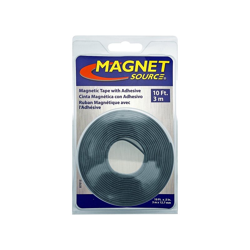Magnet Source 07012 Magnetic Tape, 10 ft L, 1/2 in W