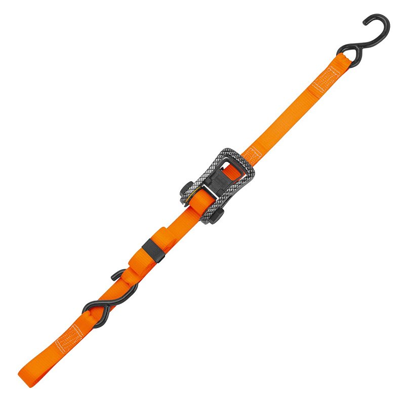 SmartStrap 249 Tie-Down, 1-1/4 in W, 14 ft L, Steel, Orange, 1000 lb