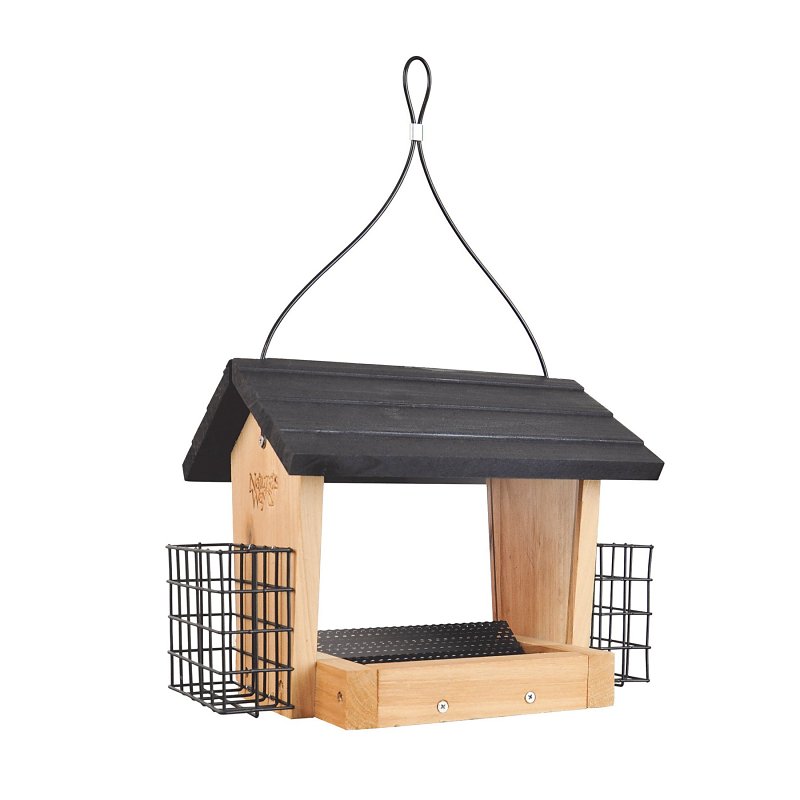 Nature's Way CWF28 Hopper Bird Feeder, 3 qt, Mixed Seeds
