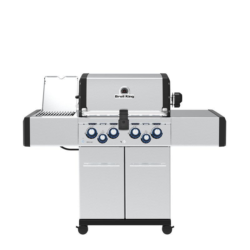 Broil King Regal S 490 Pro Series 956947 Gas Grill, 50,000 Btu, Natural Gas, 4-Burner, Side Shelf Included: Yes