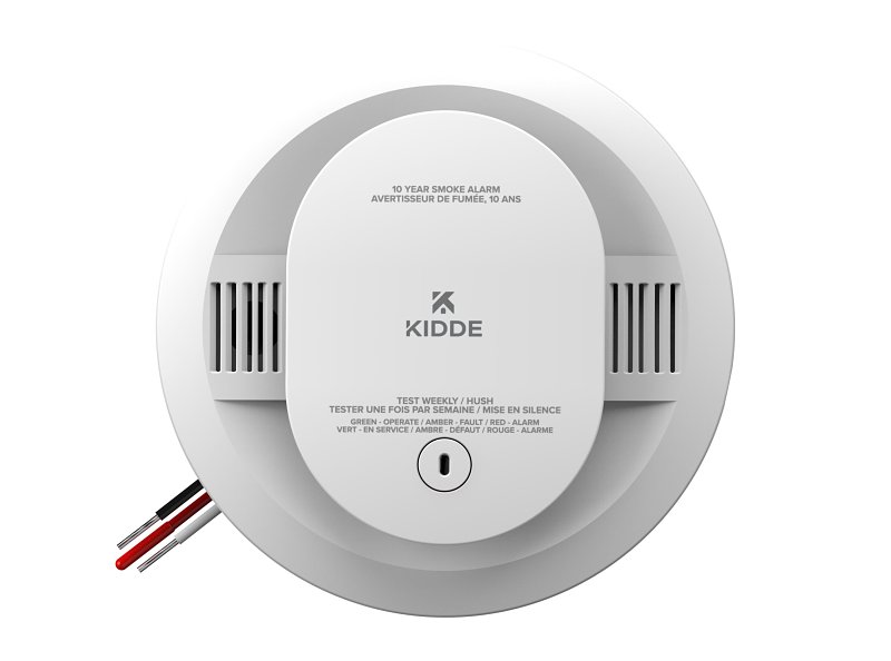 Kidde DETECT Series 21031559 Smoke Alarm, 120 VAC, Photoelectric Sensor, 85 dB, White