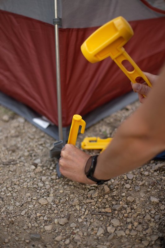 Coghlan's 2482 Tent Peg, 9 in L, Polypropylene, Yellow