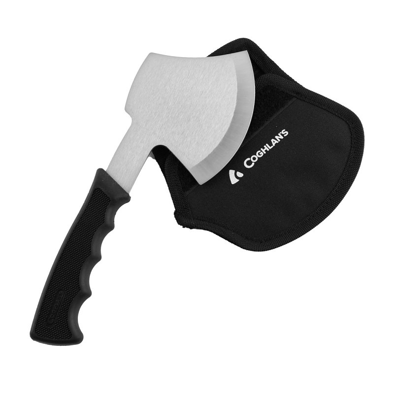 Coghlan's 2460 Pack Axe, 14.5 oz Head, Carbon Steel Head, Rubber Handle, 10 in OAL