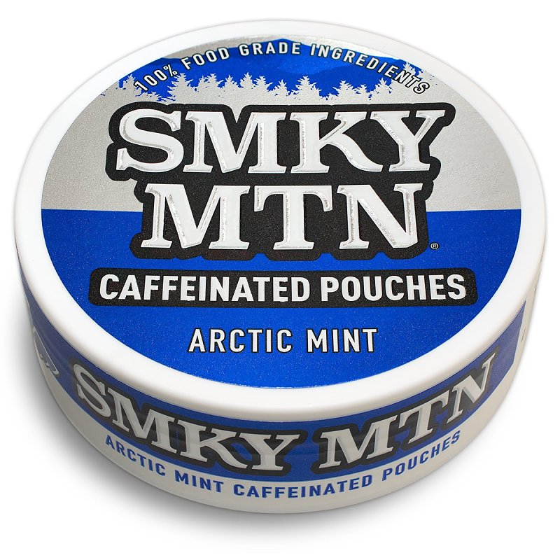 Smokey Mountain 03775 Caffeinated Pouch, Arctic Mint, 15 Count, Can