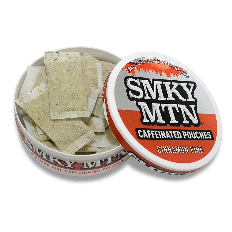 Smokey Mountain 1751 Caffeinated Pouch, Cinnamon Fire, 15 Can