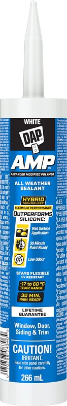 AMP 7079874340 Sealant, White, 24 hr Curing, -17 to 60 deg C, 266 mL Cartridge